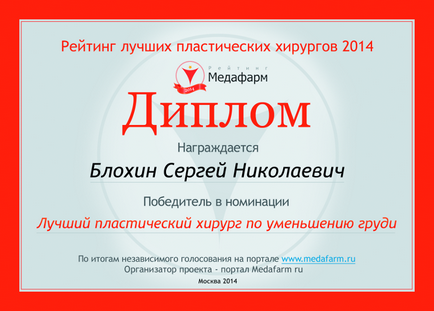 Блохін сергей николаевич - пластичний хірург відгуки, фото до і після ринопластики, біографія