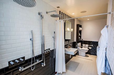 Чорно білий інтер'єр ванної кімнати - добірка фото кращих ідей