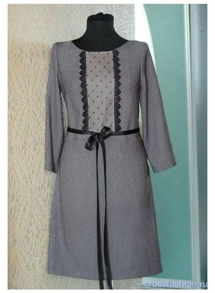 Crossfashion group - зшити плаття для офісу покроковий майстер-клас з викрійкою з блогу справи швейні