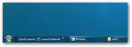 D0s, windows 7 - панель швидкого запуску (quick launch toolbar)