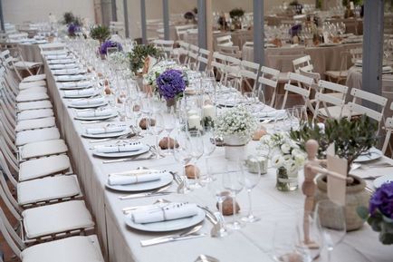 Esküvői asztal dekoráció 2016 trendek