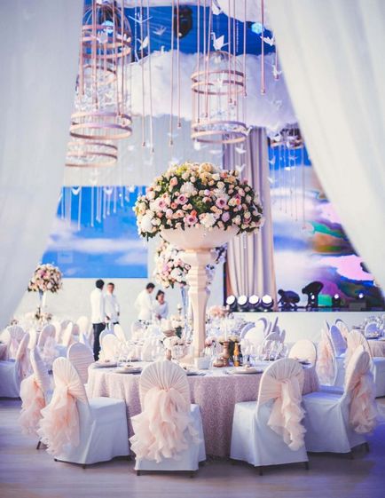 Esküvői asztal dekoráció 2016 trendek