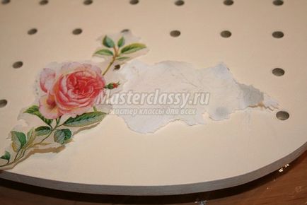 Decoupage szervező a szál formájában varrógép