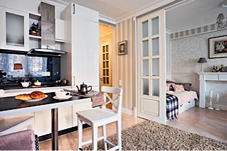 Дизайн маленьких квартир, фото дизайнів інтер'єру 2017, дизайн-студія ольги Кондратова