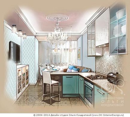 Design de apartamente mici, design interior 2017, design studio olga kondratova