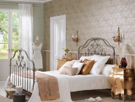 Дизайн шпалер для спальні, приклади вдалих варіантів