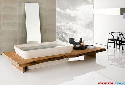 Design de baie în stil eco - fotografii și exemple