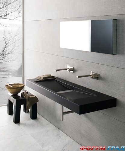 Дизайн ванної кімнати в екостилі - фото і приклади