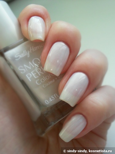 Ще один варіант манікюру essie blanc sally hansen fog відгуки