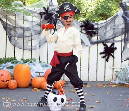 Фото костюма пірата для хлопчика своїми руками