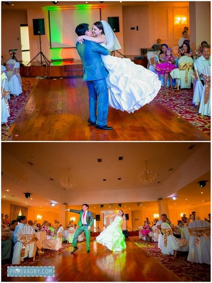 Фуксія і яскраво-зелений весела весілля Джамили djamilka і куат