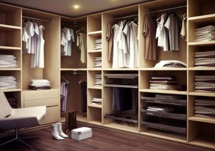 Sala de dulap cu mâinile tale din cămară (61 fotografii) cum să faci un dressing în 4 metri pătrați