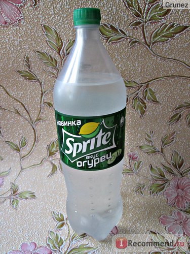 Газована вода sprite огірок - «ви пили огірок чи варто новинка sprite смак огірок була