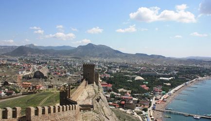 Genovai erőd (Sudak) leírását és történetét probléma a fotó (Genova) Genovai erőd (Sudak) leírást és keletkezéstörténetével fotókkal