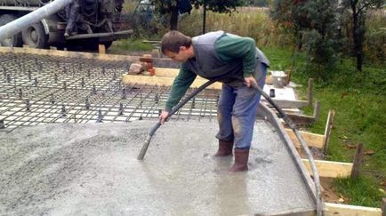 Vibrátor beton kezüket - lépésről lépésre fotókkal, rajzokkal és videó