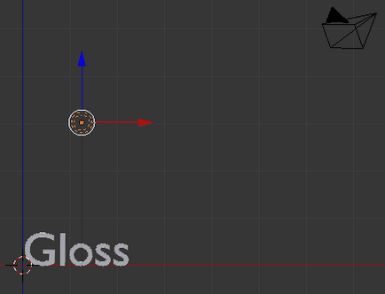 Text lucios în blender