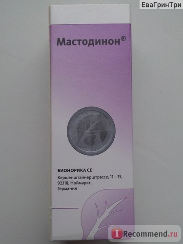 Homeopatia bionorica mastodinonă picături - 