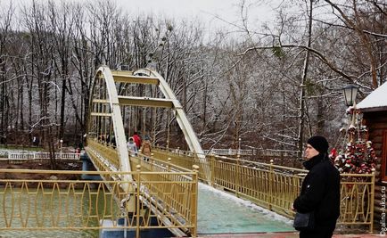 Гарячий ключ взимку цілющий парк