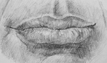 Lips pas cu pas pentru a atrage - cum să învețe să atragă buzele atrăgând buzele în etape cu creion