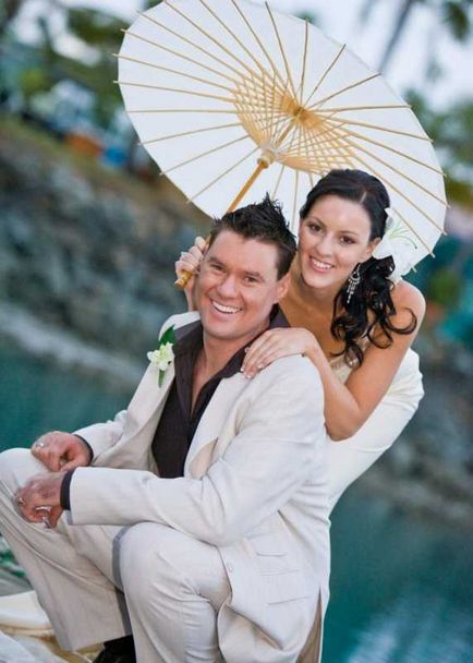 Az ötlet az esküvői esernyő menyasszony képek és tippek
