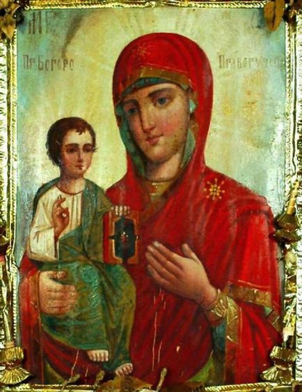 Isten Anyja és értékét pravoruchnitsa fotó