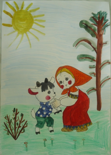 Ilustrații la poveștile folclorice ruse 