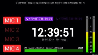 Infopanel ceas de înaltă tehnologie sau ceva mai mult de automatizare a emisiunilor de televiziune și radio