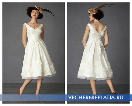 Історія весільного плаття, вечірні сукні