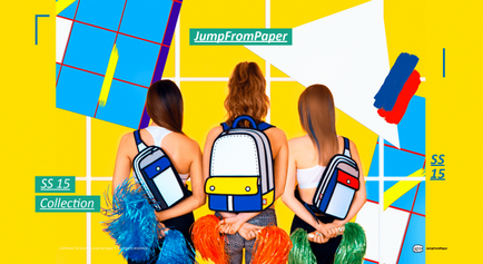 Jumpfrompaper - vicces rajzfilm hátizsákok és táskák
