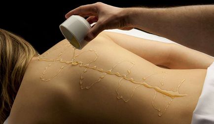 Як робити масаж з медом від солей, при хребетної грижі і для схуднення