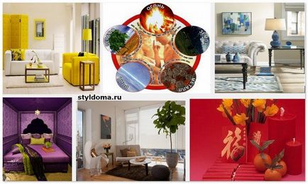 Hogyan használjuk Feng Shui színek a design otthon belső