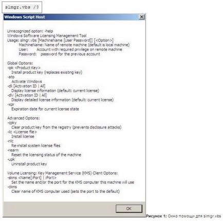 Cum se utilizează scriptul managerului de licență win2008, blogul lui khlebalin dmitriy