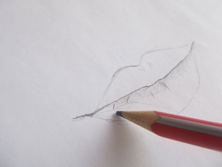Cum de a desena un creion în etape
