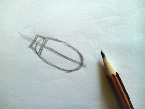 Cum de a desena un gândac în creion pas cu pas