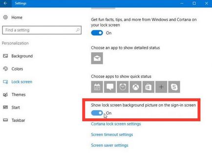 Cum se configurează ecranul de blocare în Windows 10, Windows Phone