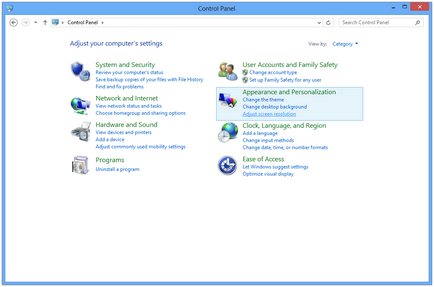 Cum se ajustează rezoluția ecranului în Windows 8
