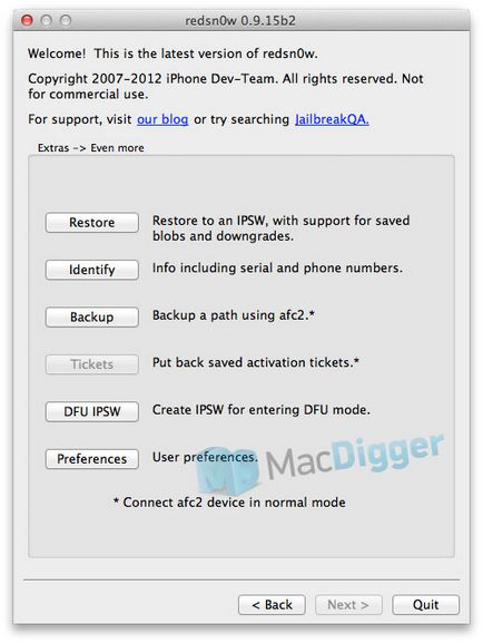 Hogyan upgrade iPhone 4 és iPhone 3GS ios egy új változata a modem firmware tárolására utasítás, -