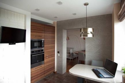 Cum să dotezi camera de bucătărie într-un apartament tipic, cu un exemplu real în Moscova