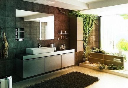 Cum de a decora o baie în eco-stil 5 trucuri simple
