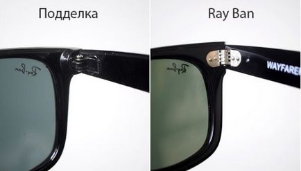 Як відрізнити окуляри ray ban від підробки