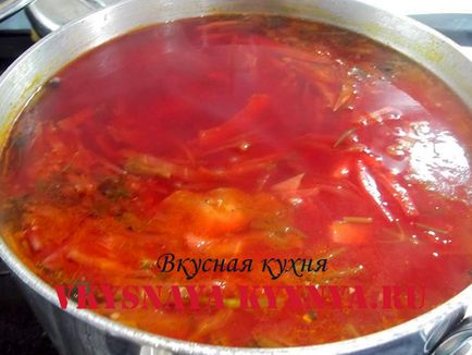 Cum să gătești un adevărat borsch ucrainean, rețetă pas cu pas cu o fotografie