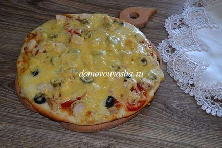 Cum să gătești o pizza delicioasă cu pui