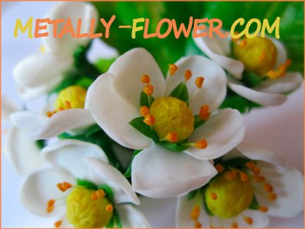 Як зробити тичинки з волосіні своїми руками, metally flower