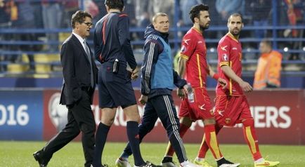 Cum a fost scandalul în meciul de calificare al Muntenegrului - rusia