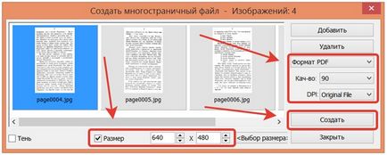 Cum de a crea PDF din mai multe bitmap-uri folosind vizualizatorul xnview și faststone