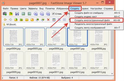 Cum de a crea PDF din mai multe bitmap-uri folosind vizualizatorul xnview și faststone