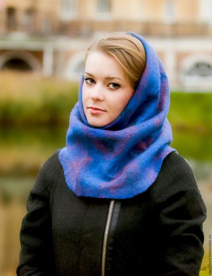 Як зв'язати модний шарф-хомут або шарф-снуд спицями фото, відео, опис