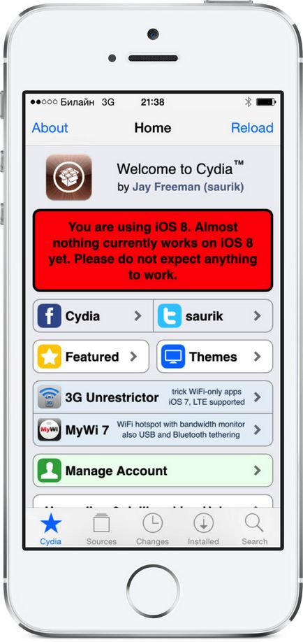 Cum se instalează cydia pe ios 8 și 8