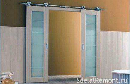 Cum să alegeți și să instalați ușile interioare glisante dublu