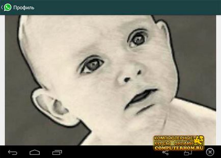 Hogyan WhatsApp fel a fotó (bal egérgombbal) Hogyan WhatsApp fel képeket